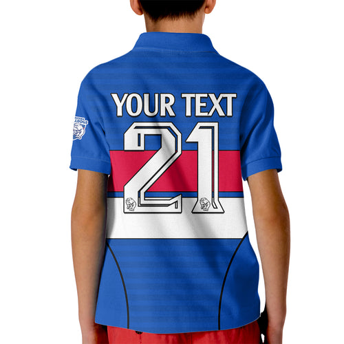 custom-text-and-number-afl-bulldogs-football-kid-polo-shirt-simple-style-2023
