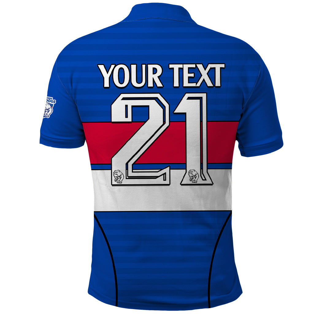 custom-text-and-number-afl-bulldogs-football-polo-shirt-simple-style-2023