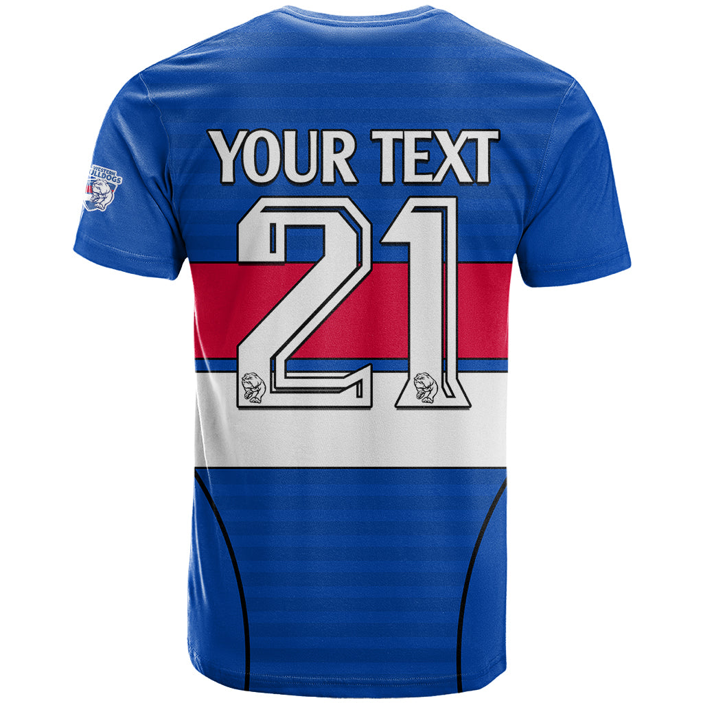 custom-text-and-number-afl-bulldogs-football-t-shirt-simple-style-2023
