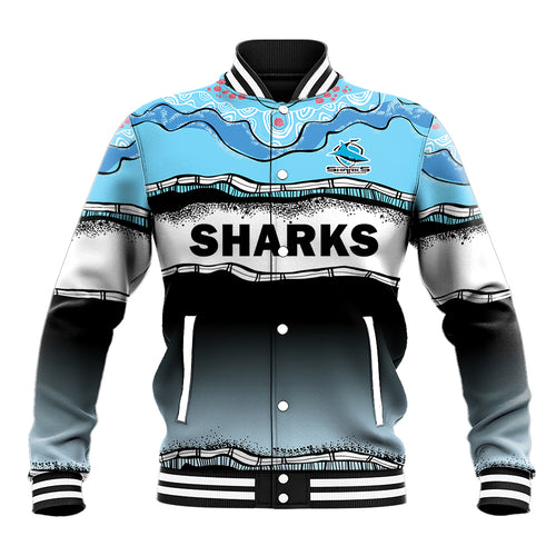 cronulla-sutherland-sharks-rugby-baseball-jacket-simple-style