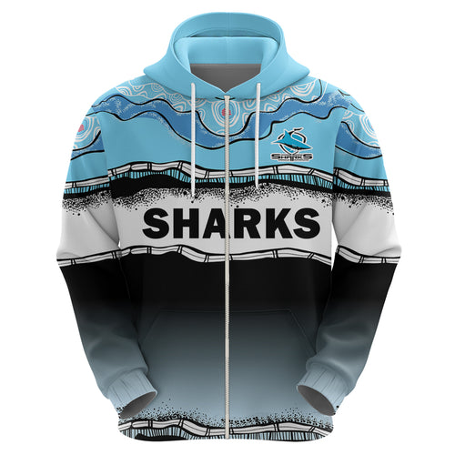 cronulla-sutherland-sharks-rugby-hoodie-simple-style