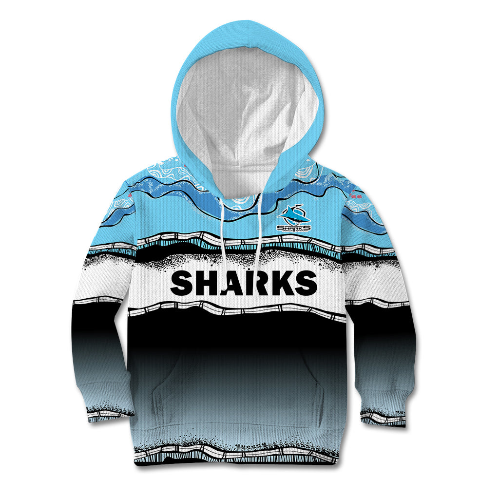 cronulla-sutherland-sharks-rugby-kid-hoodie-simple-style