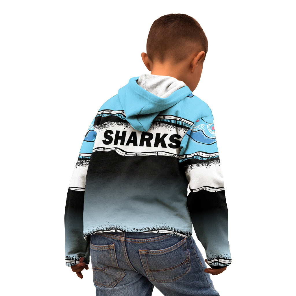 cronulla-sutherland-sharks-rugby-kid-hoodie-simple-style