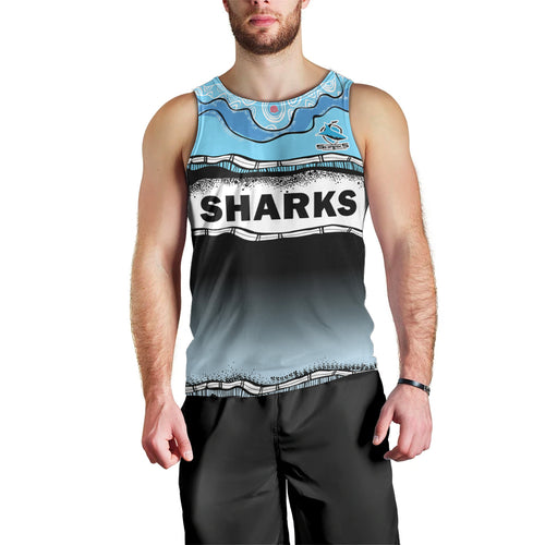 cronulla-sutherland-sharks-rugby-men-tank-top-simple-style