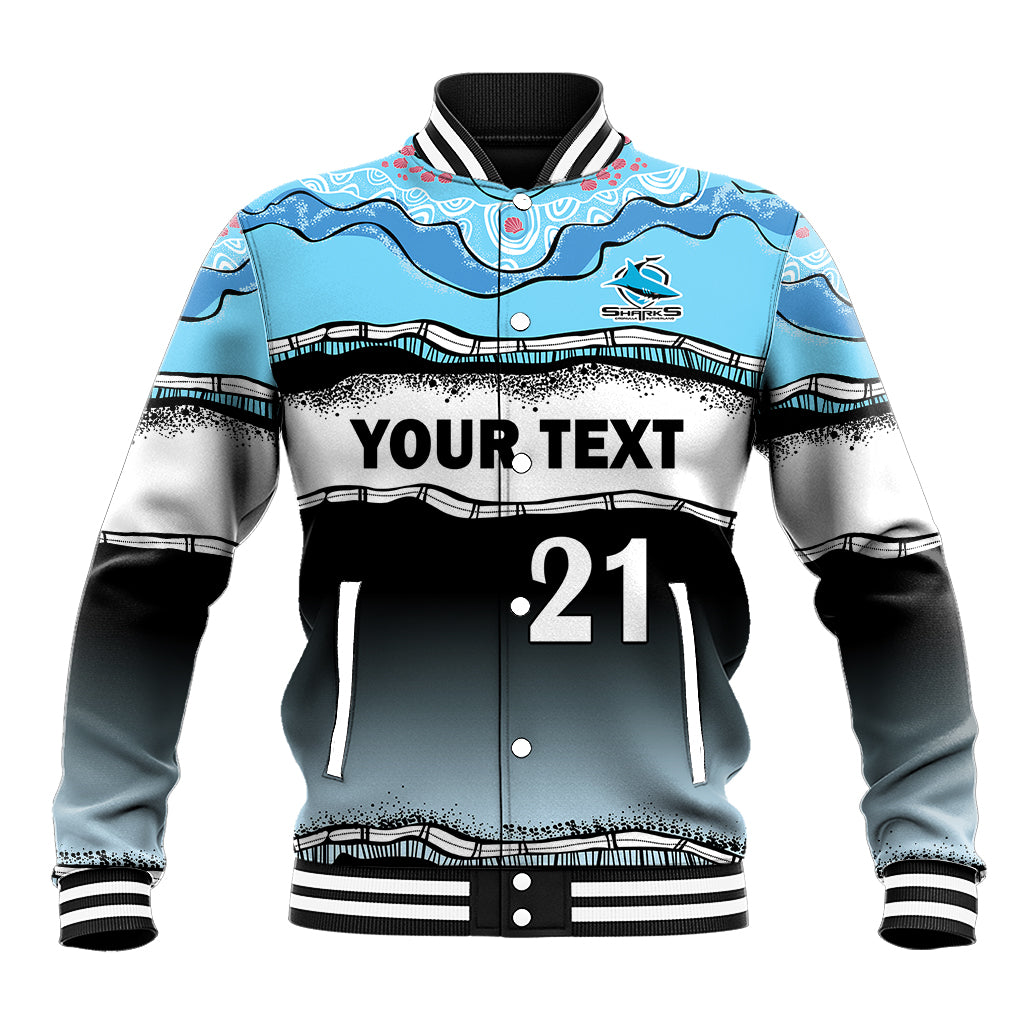 custom-text-and-number-cronulla-sutherland-sharks-rugby-baseball-jacket-simple-style