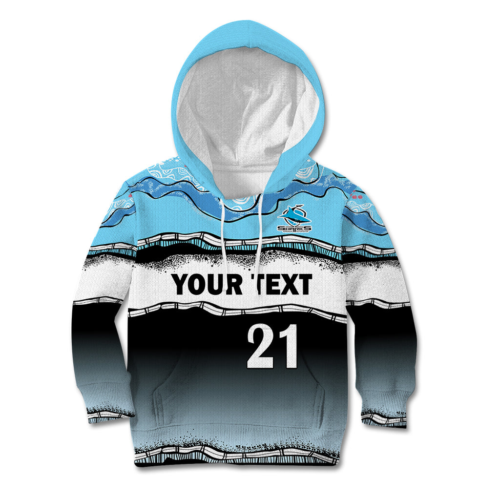 custom-text-and-number-cronulla-sutherland-sharks-rugby-kid-hoodie-simple-style