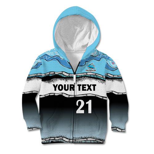 custom-text-and-number-cronulla-sutherland-sharks-rugby-kid-hoodie-simple-style