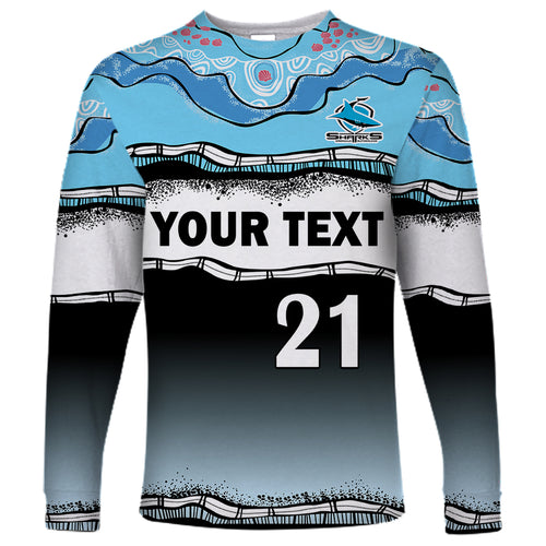custom-text-and-number-cronulla-sutherland-sharks-rugby-long-sleeve-shirt-simple-style