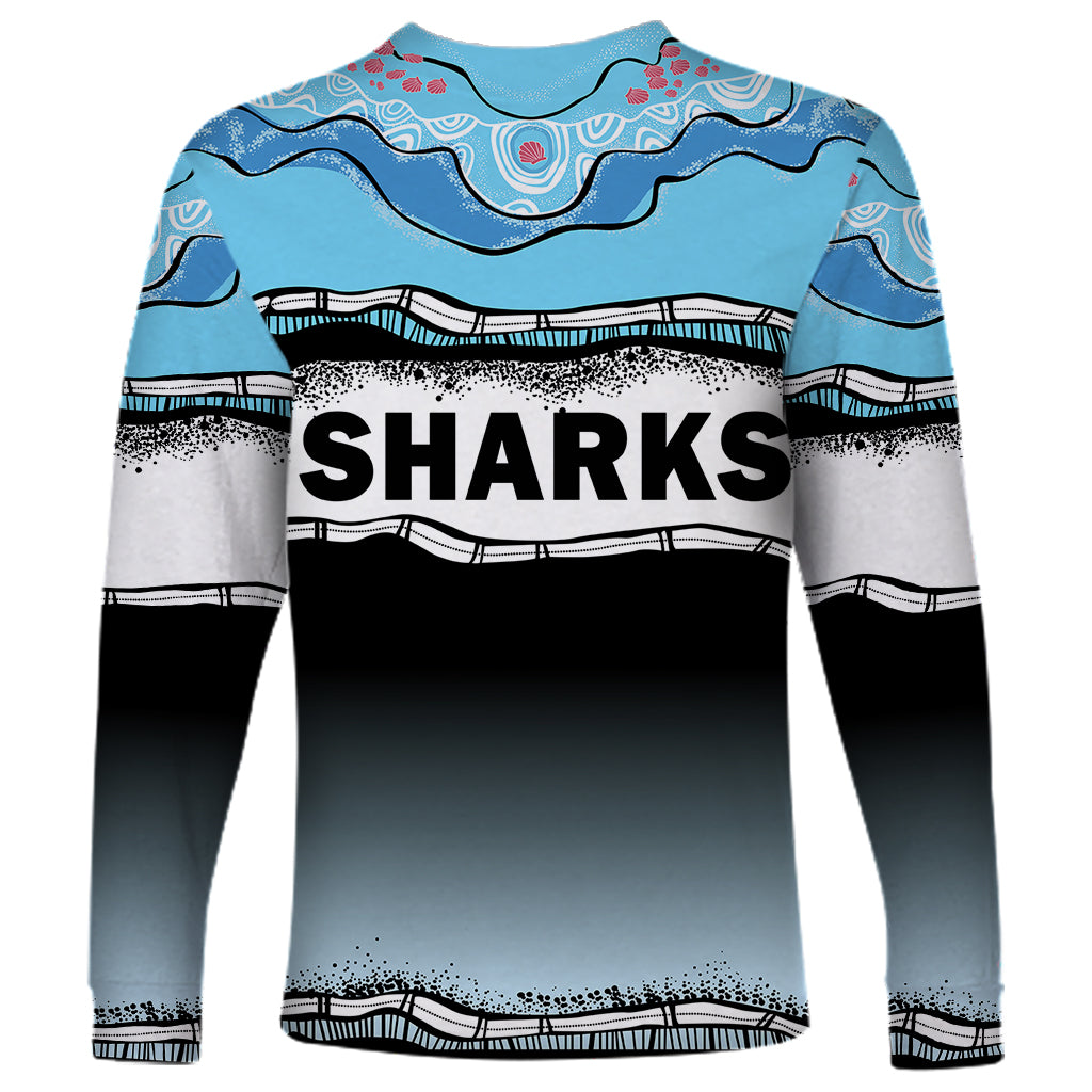 custom-text-and-number-cronulla-sutherland-sharks-rugby-long-sleeve-shirt-simple-style