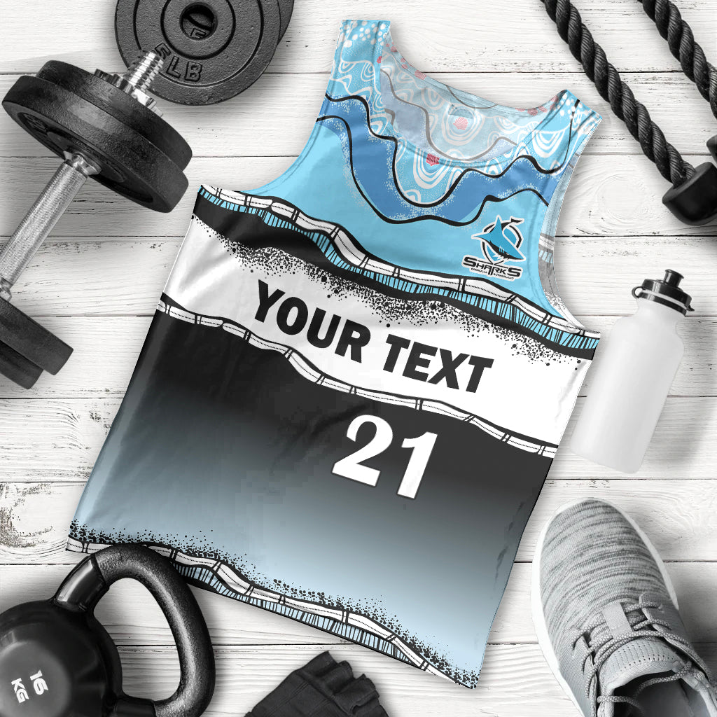 custom-text-and-number-cronulla-sutherland-sharks-rugby-men-tank-top-simple-style