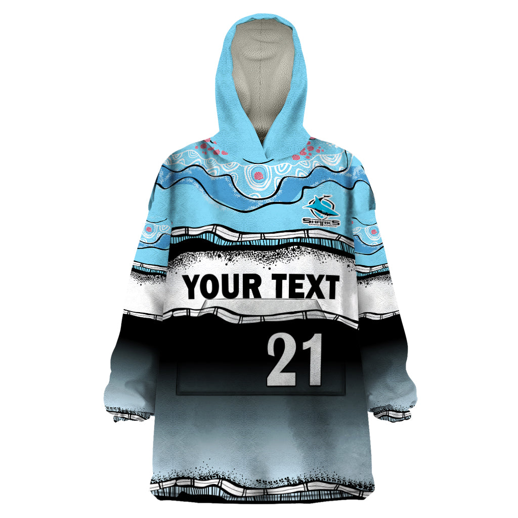 custom-text-and-number-cronulla-sutherland-sharks-rugby-wearable-blanket-hoodie-simple-style
