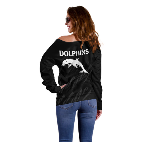 nrl-dolphins-rugby-off-shoulder-sweater-simple-black-style-2023