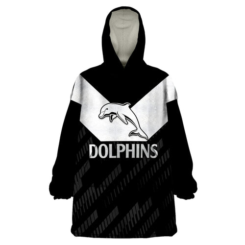 nrl-dolphins-rugby-wearable-blanket-hoodie-simple-black-style-2023