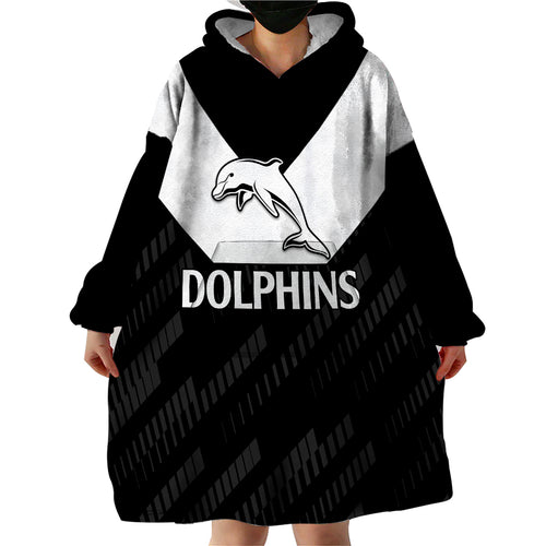 nrl-dolphins-rugby-wearable-blanket-hoodie-simple-black-style-2023