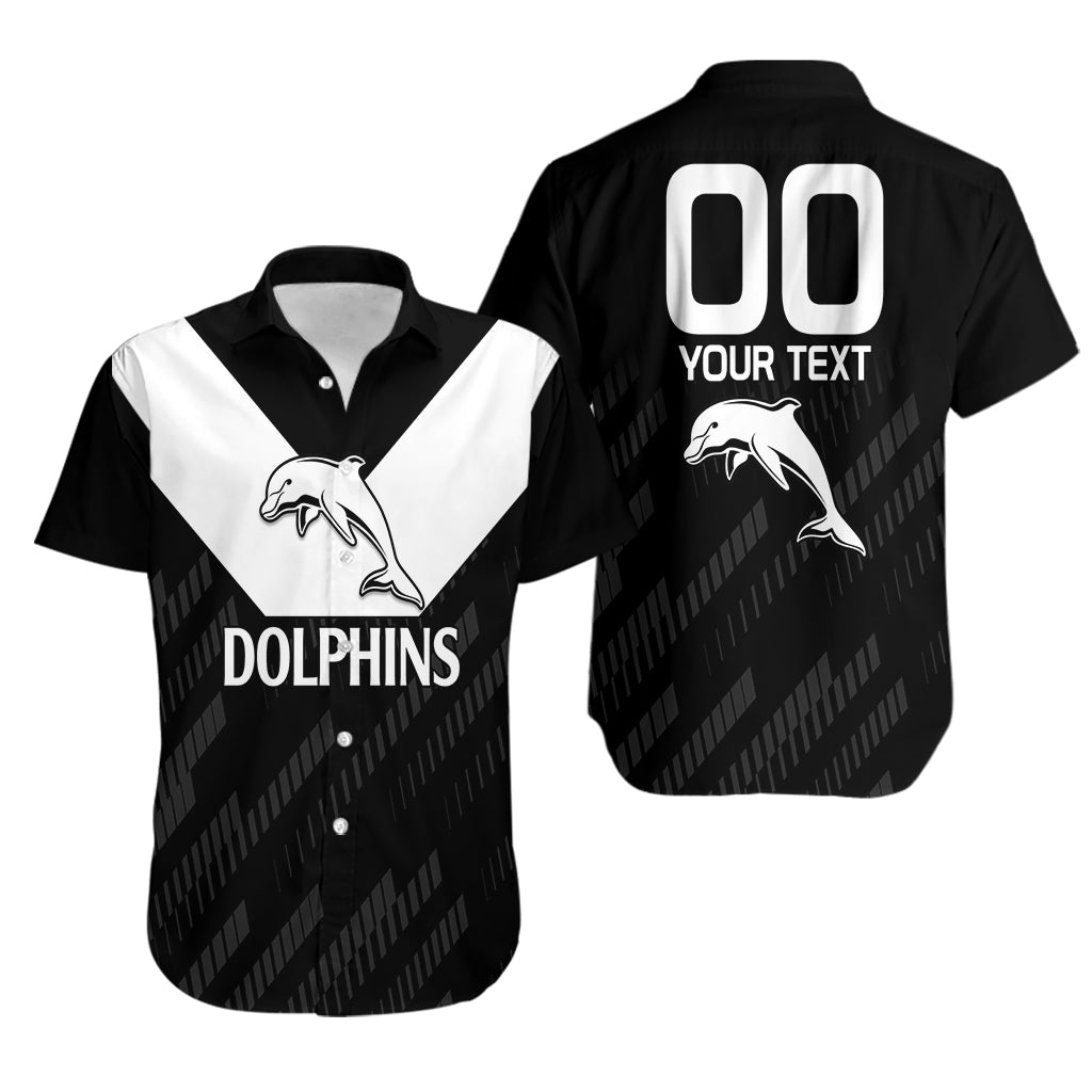 custom-text-and-number-nrl-dolphins-rugby-hawaiian-shirt-simple-black-style-2023