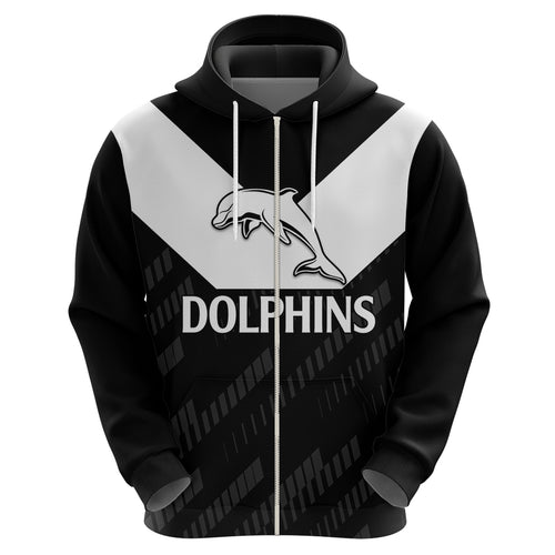 custom-text-and-number-nrl-dolphins-rugby-hoodie-simple-black-style-2023