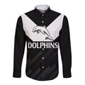 custom-text-and-number-nrl-dolphins-rugby-long-sleeve-button-shirt-simple-black-style-2023