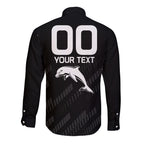 custom-text-and-number-nrl-dolphins-rugby-long-sleeve-button-shirt-simple-black-style-2023
