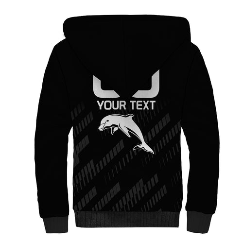 custom-text-and-number-nrl-dolphins-rugby-sherpa-hoodie-simple-black-style-2023