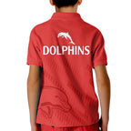nrl-dolphins-rugby-kid-polo-shirt-simple-red-style-2023