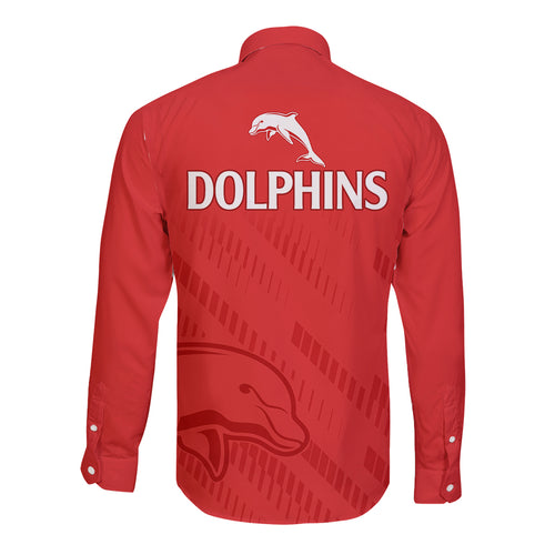nrl-dolphins-rugby-long-sleeve-button-shirt-simple-red-style-2023