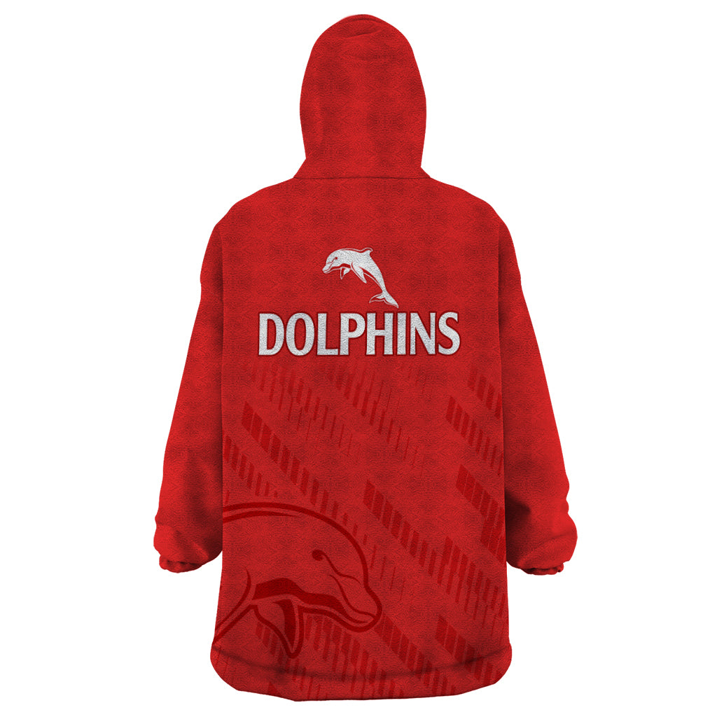 nrl-dolphins-rugby-wearable-blanket-hoodie-simple-red-style-2023