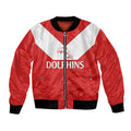 custom-text-and-number-nrl-dolphins-rugby-bomber-jacket-simple-red-style-2023