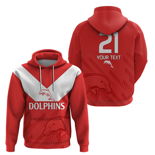 custom-text-and-number-nrl-dolphins-rugby-hoodie-simple-red-style-2023