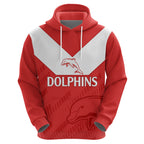 custom-text-and-number-nrl-dolphins-rugby-hoodie-simple-red-style-2023