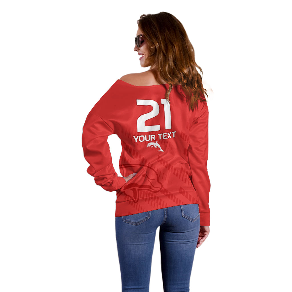 custom-text-and-number-nrl-dolphins-rugby-off-shoulder-sweater-simple-red-style-2023
