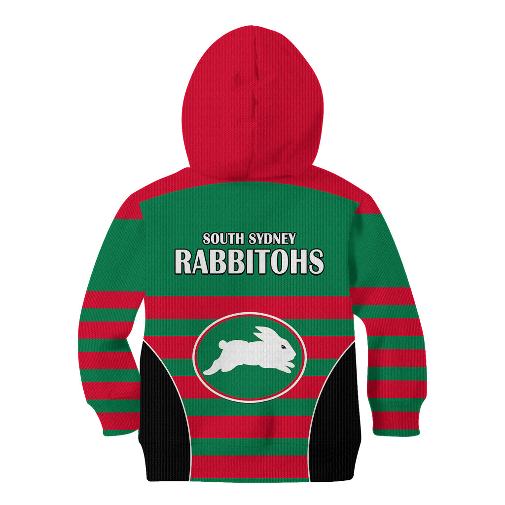 nrl-rabbitohs-rugby-kid-hoodie-simple-style-2023