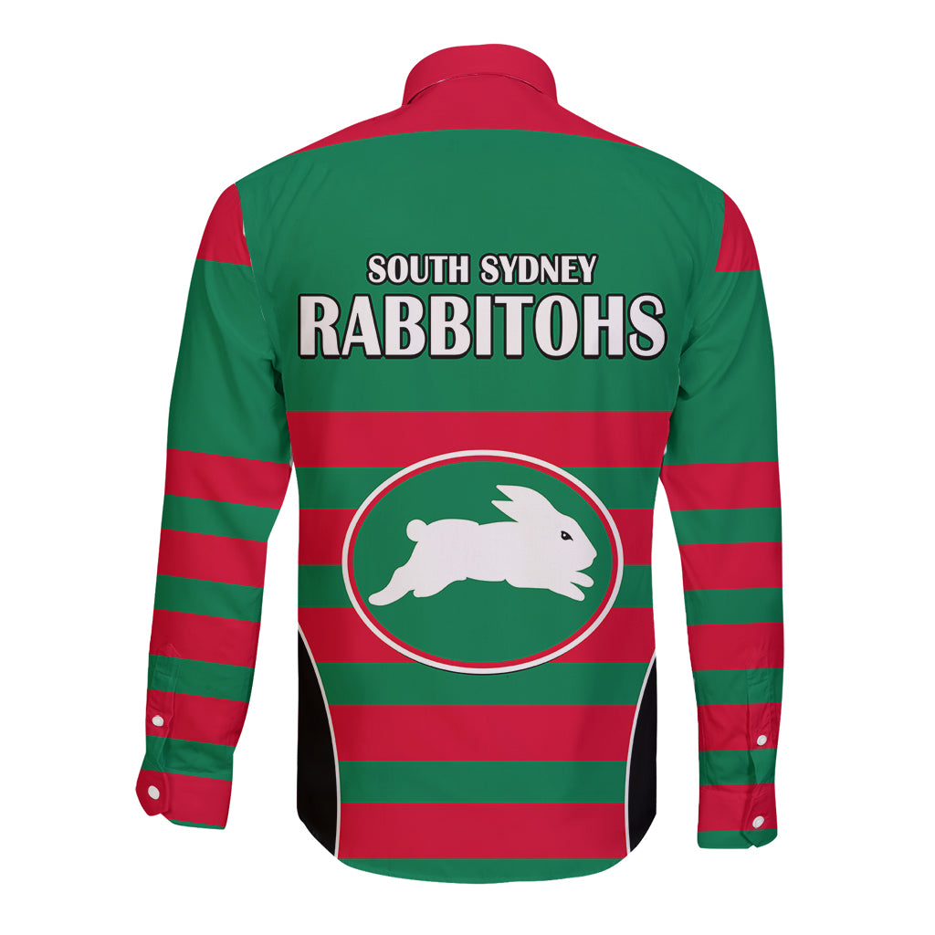 nrl-rabbitohs-rugby-long-sleeve-button-shirt-simple-style-2023