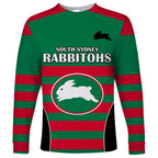 nrl-rabbitohs-rugby-long-sleeve-shirt-simple-style-2023