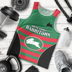 nrl-rabbitohs-rugby-men-tank-top-simple-style-2023