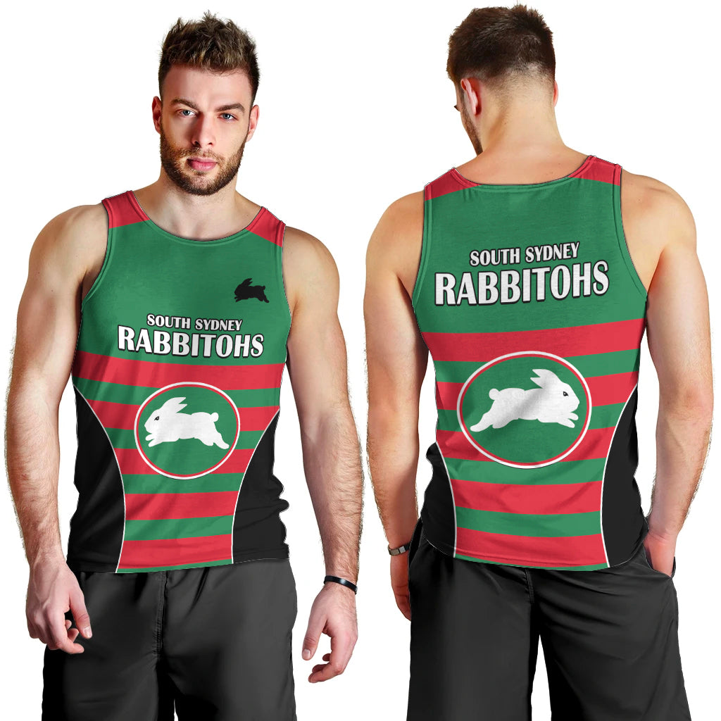 nrl-rabbitohs-rugby-men-tank-top-simple-style-2023
