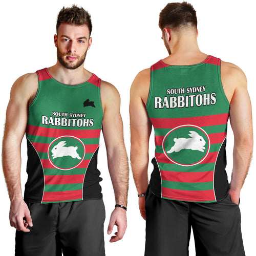 nrl-rabbitohs-rugby-men-tank-top-simple-style-2023