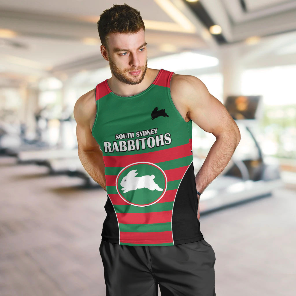 nrl-rabbitohs-rugby-men-tank-top-simple-style-2023