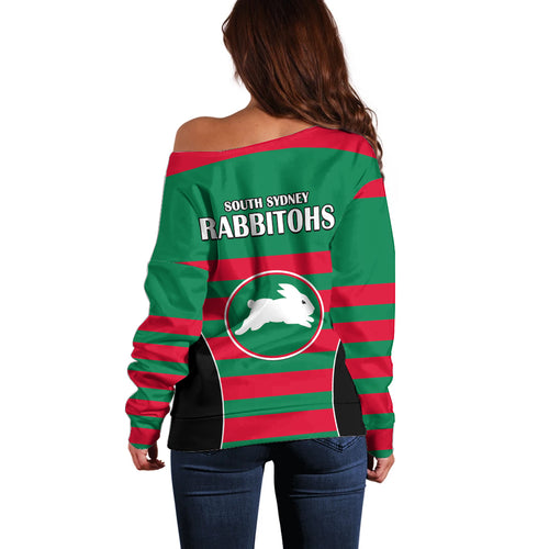 nrl-rabbitohs-rugby-off-shoulder-sweater-simple-style-2023