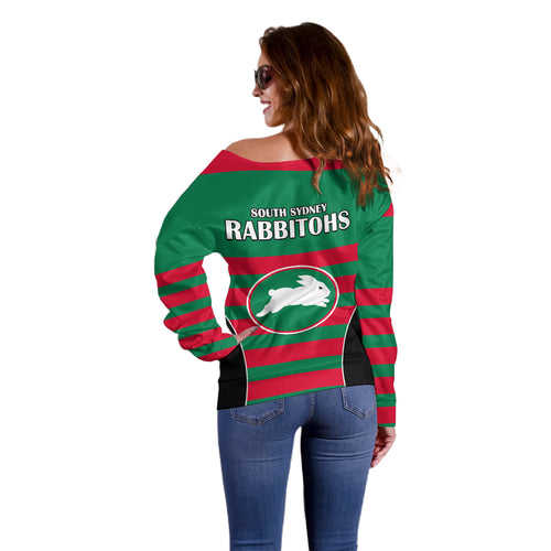 nrl-rabbitohs-rugby-off-shoulder-sweater-simple-style-2023