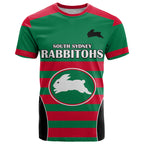 nrl-rabbitohs-rugby-t-shirt-simple-style-2023