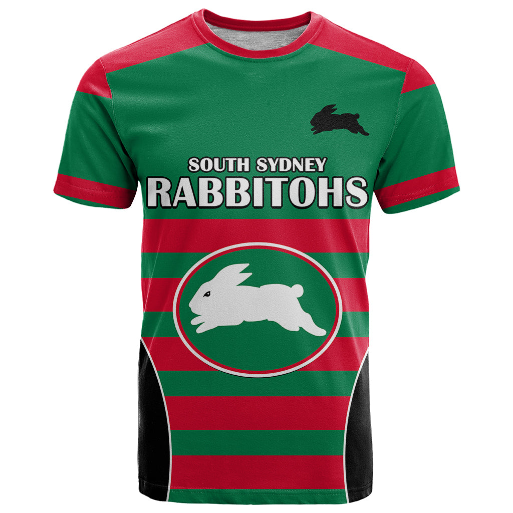 nrl-rabbitohs-rugby-t-shirt-simple-style-2023