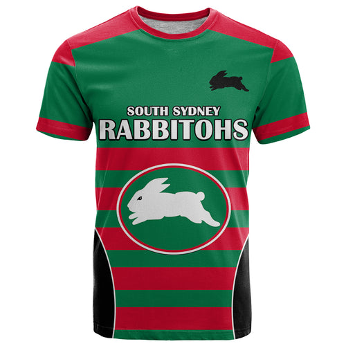 nrl-rabbitohs-rugby-t-shirt-simple-style-2023