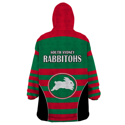 nrl-rabbitohs-rugby-wearable-blanket-hoodie-simple-style-2023