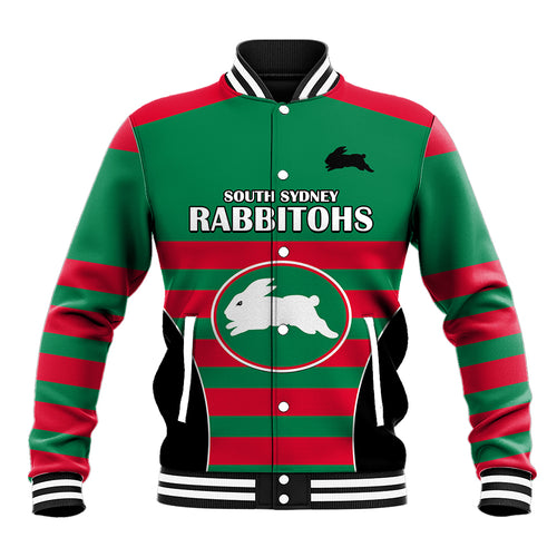 custom-text-and-number-nrl-rabbitohs-rugby-baseball-jacket-simple-style-2023