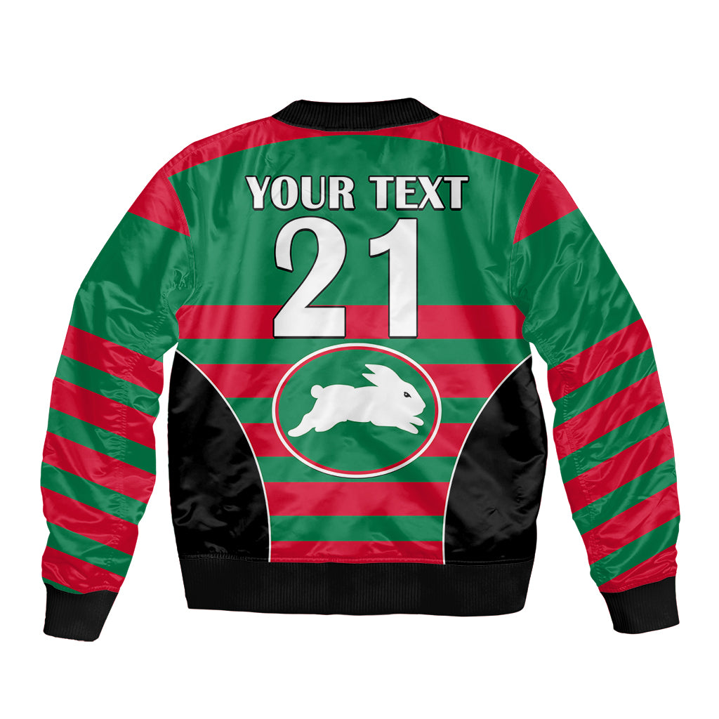 custom-text-and-number-nrl-rabbitohs-rugby-bomber-jacket-simple-style-2023
