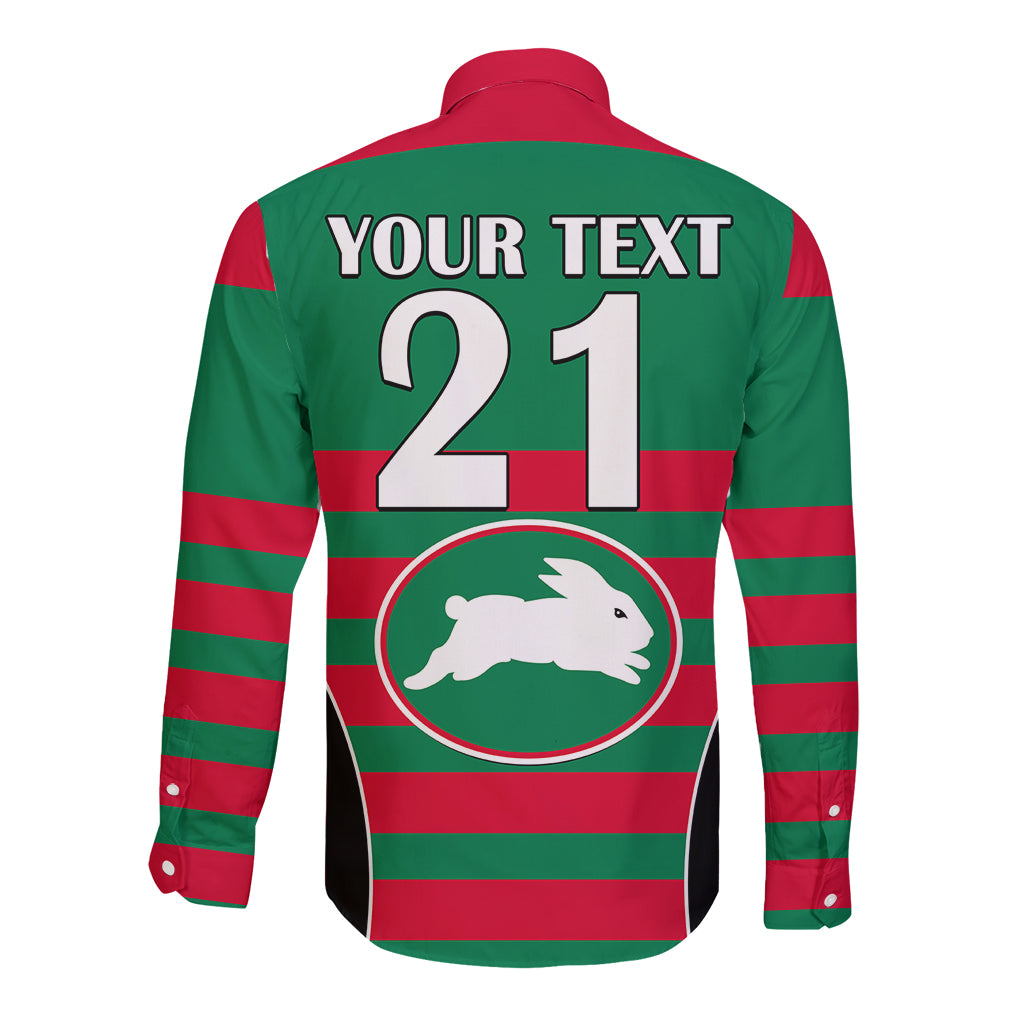 custom-text-and-number-nrl-rabbitohs-rugby-long-sleeve-button-shirt-simple-style-2023