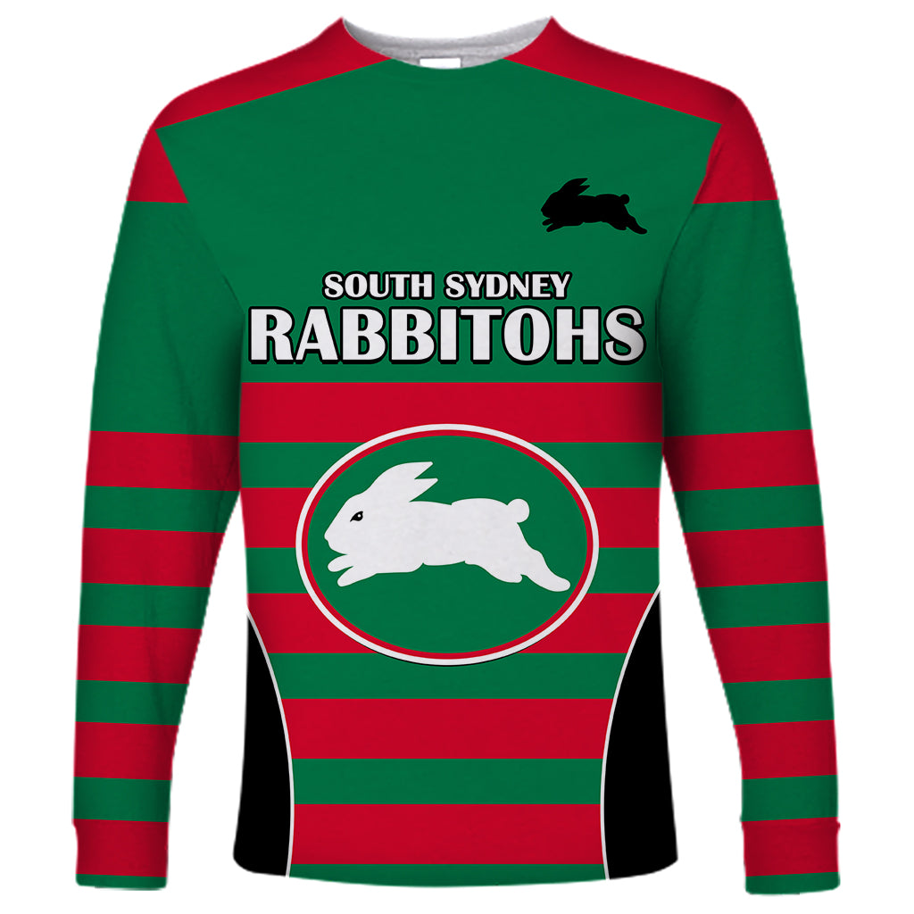 custom-text-and-number-nrl-rabbitohs-rugby-long-sleeve-shirt-simple-style-2023