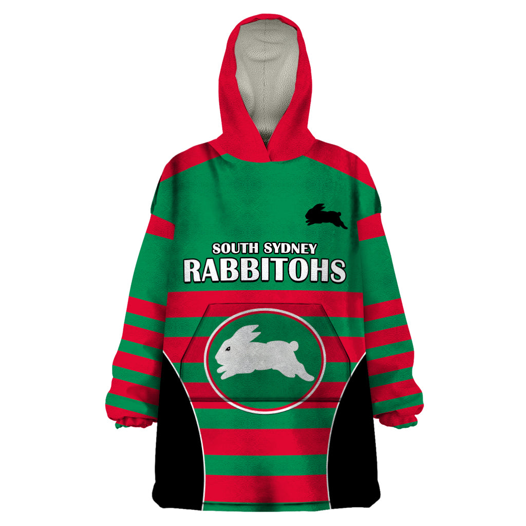 custom-text-and-number-nrl-rabbitohs-rugby-wearable-blanket-hoodie-simple-style-2023