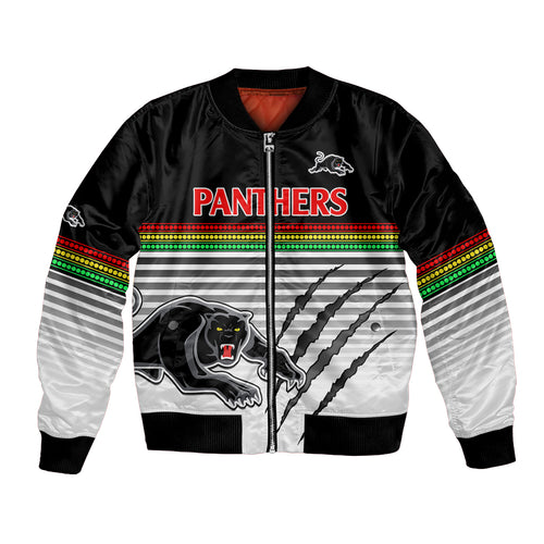 custom-text-and-number-penrith-panthers-rugby-bomber-jacket-authentic-permiers-black-version-2023