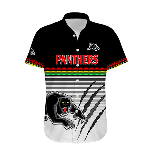 custom-text-and-number-penrith-panthers-rugby-hawaiian-shirt-authentic-permiers-black-version-2023